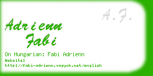 adrienn fabi business card